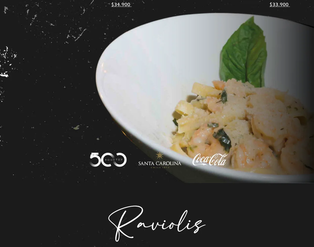 Menú 500 Rooftop, sección 13